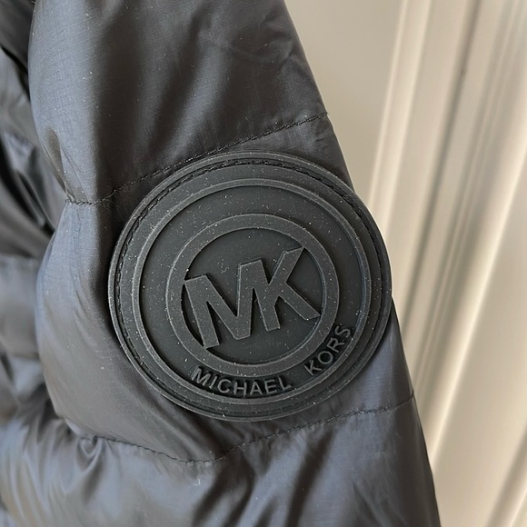 NEW MK MICHAEL KORS MENS black Rialto Quilted Nylon Puffer insulated jacket XL - Picture 15 of 16